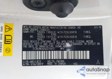 2016 Lexus Rx 350 from USA, damaged, VIN 2T2BZMCAXGC014817